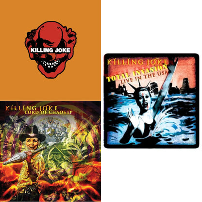 Killing Joke (2003) (180G/2LP) & Lord Of Chaos (Clear LP Vinyl) & Total Invasion Live In The Usa