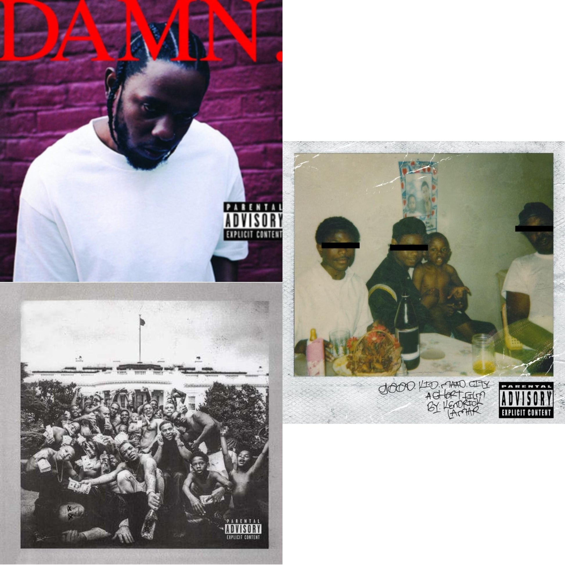 This is a 3 CD SKU bundle.
1.This CD is brand new.Format: CDMusic Style: ConsciousThis item's title is: Damn. (Collectors Edition)Artist: Kendrick LamarLabel: AFTERMATHBarcode: 602567140290Release Date: 12/8/2017
2.This CD is brand new.