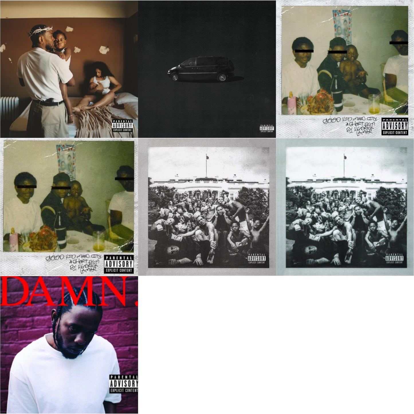 Mr. Morale & The Big Steppers (X) & Good Kid, M.A.A.D City (X) (10Th Anniversary Edition) & Good Kid, M.A.A.D City & Good Kid, M.A.A.D City (Remixes) & To Pimp A Butterfly & To Pimp A Butterfly & Damn. (Collectors Edition)