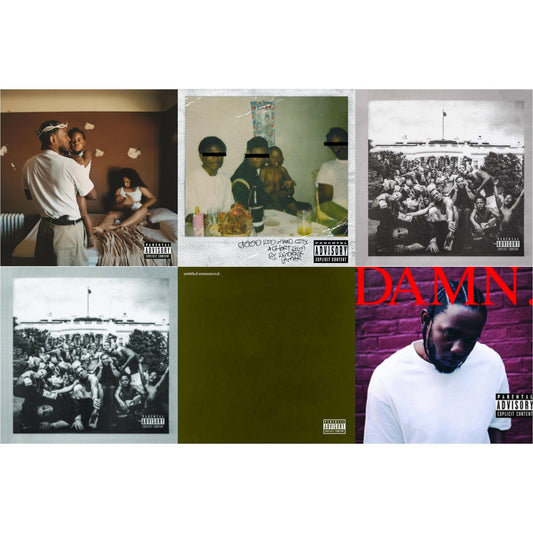 Mr. Morale & The Big Steppers (X) & Good Kid, M.A.A.D City & To Pimp A Butterfly & To Pimp A Butterfly & Untitled Unmastered (X) & Damn. (Collectors Edition)