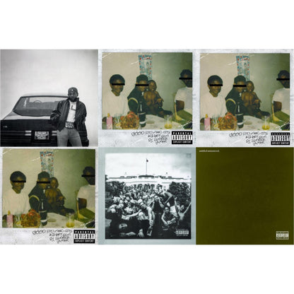 Gnx (X) & Good Kid, M.A.A.D City & Good Kid, M.A.A.D City & Good Kid, M.A.A.D City (Remixes) & To Pimp A Butterfly & Untitled Unmastered (X)