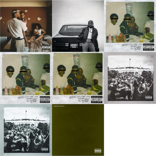 Mr. Morale & The Big Steppers (X) & Gnx (X) & Good Kid, M.A.A.D City & Good Kid, M.A.A.D City & Good Kid, M.A.A.D City (Remixes) & To Pimp A Butterfly & To Pimp A Butterfly & Untitled Unmastered (X)