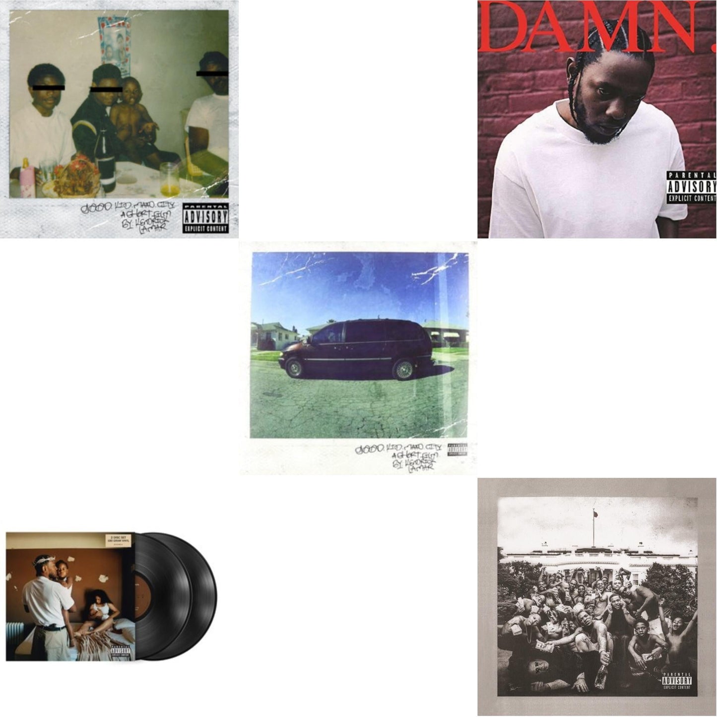 Mr. Morale & The Big Steppers (180G/2LP) & Good Kid, M.A.A.D City (X) (10Th Anniversary Edition/2LP) & Good Kid, M.A.A.D City & To Pimp A Butterfly & Damn. (X) (2LP/180G)