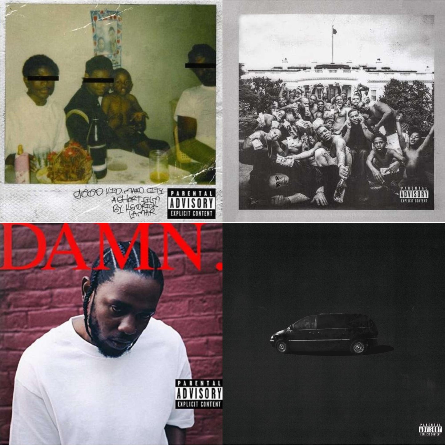 Good Kid, M.A.A.D City (X) (10Th Anniversary Edition) & Good Kid, M.A.A.D City (Remixes) & To Pimp A Butterfly & Damn.