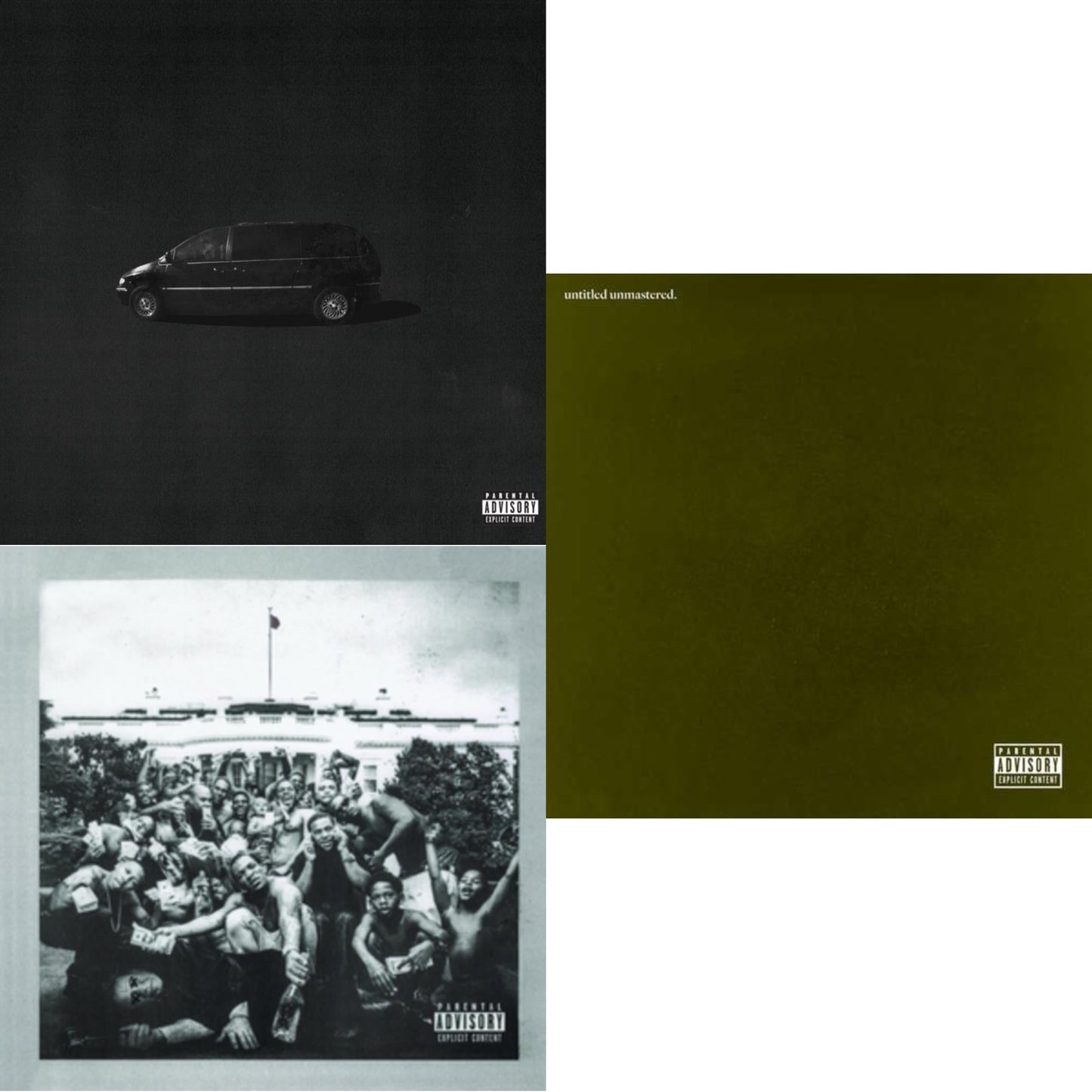 Good Kid, M.A.A.D City (X) (10Th Anniversary Edition) & To Pimp A Butterfly & Untitled Unmastered (X)