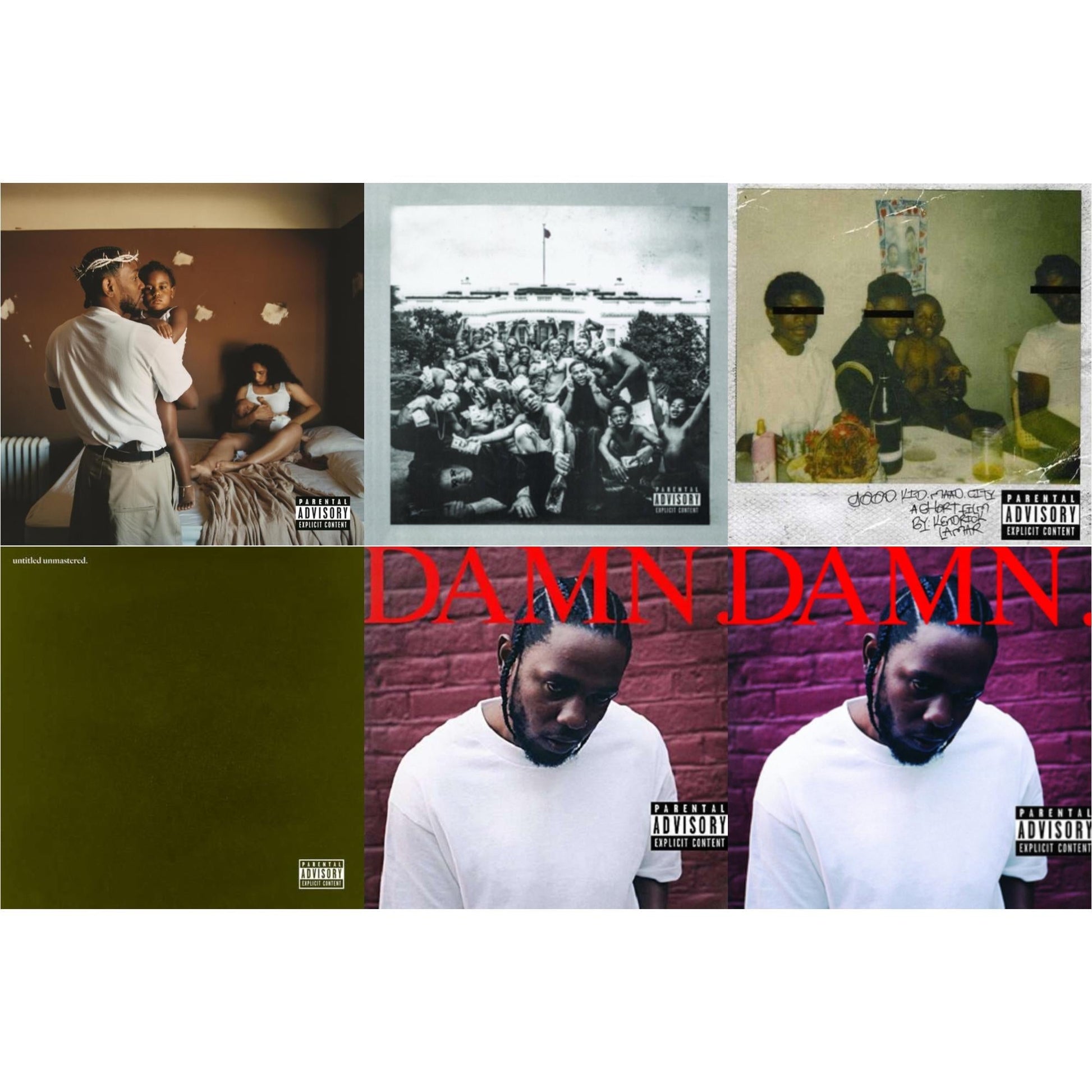 This is a 6 CD SKU bundle.
1.This CD is brand new.Format: CDMusic Style: ConsciousThis item's title is: Mr. Morale & The Big Steppers (X)Artist: Kendrick LamarLabel: PGLANG / TOP DAWG ENTERTAINMENBarcode: 602445886906Release Date: 5/27/2022
2.This CD is brand new.