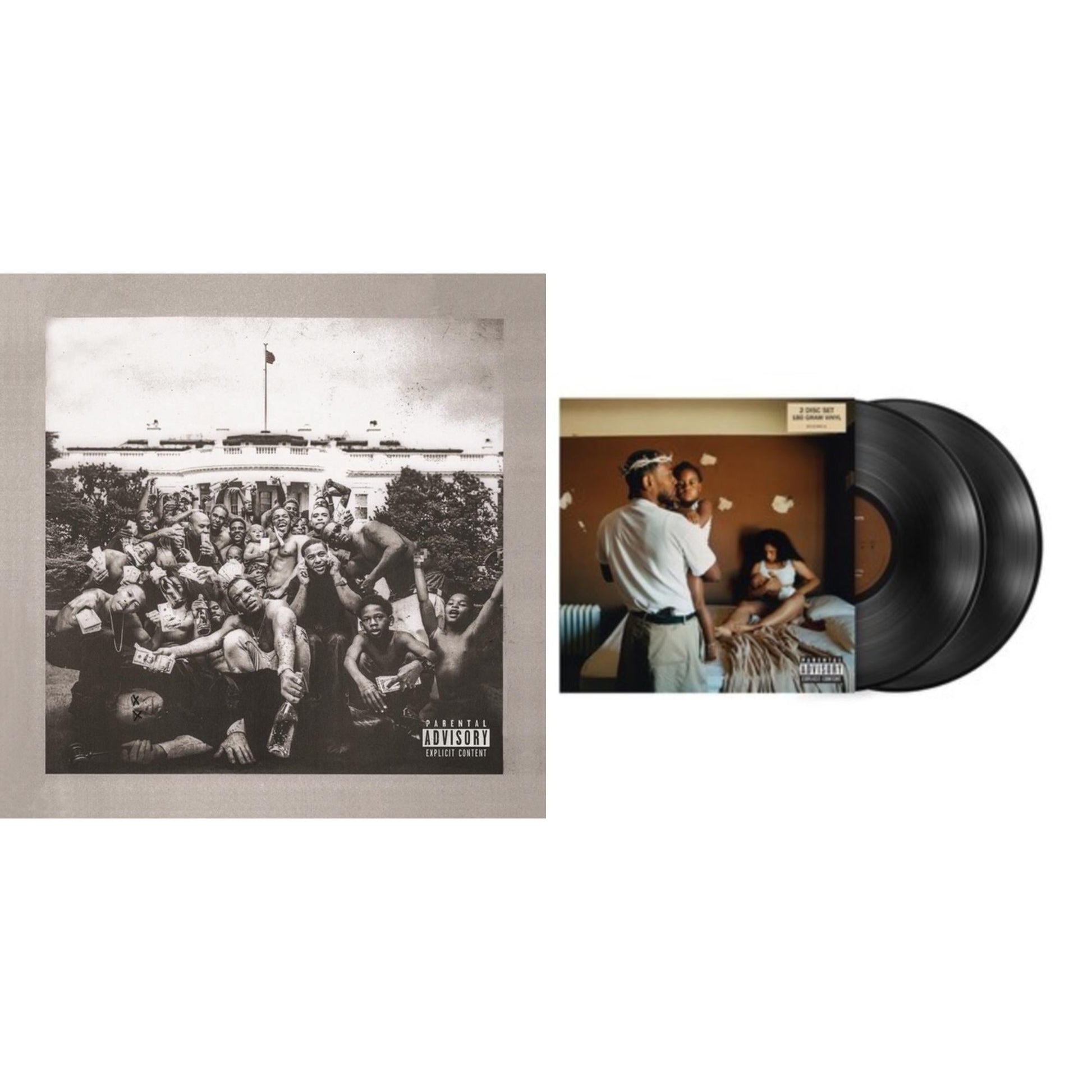 This is a 2 LP Vinyl SKU bundle.
1.This LP Vinyl is brand new.Format: LP VinylMusic Style: ConsciousThis item's title is: To Pimp A ButterflyArtist: Kendrick LamarLabel: AFTERMATH/INTERSCOPEBarcode: 602547311009Release Date: 10/23/2015
2.This LP Vinyl is brand new.
