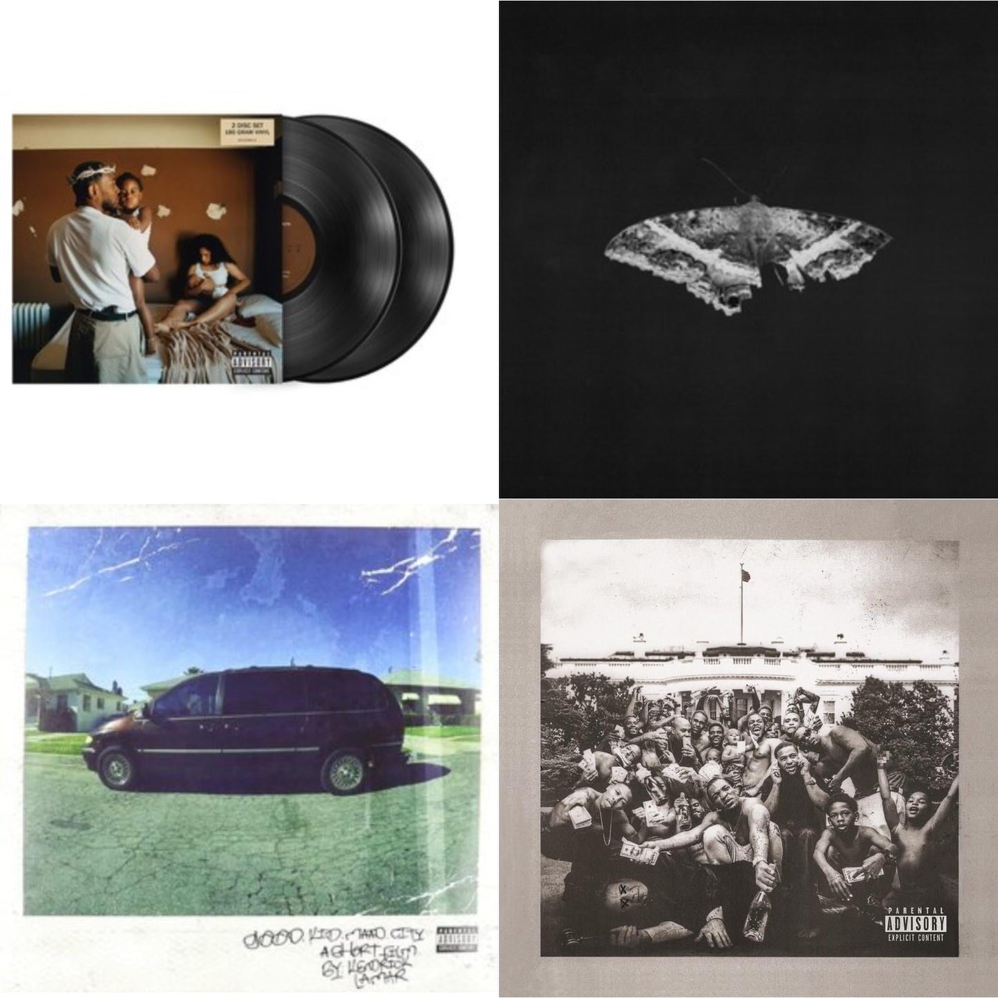 Mr. Morale & The Big Steppers (180G/2LP) & To Pimp A Butterfly (X) (10 Year Anniversary Edition/Alternate Artwork/180G/2LP) & Good Kid, M.A.A.D City & To Pimp A Butterfly
