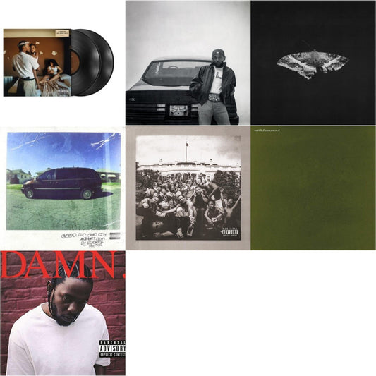 Mr. Morale & The Big Steppers (180G/2LP) & Gnx (X) & To Pimp A Butterfly (X) (10 Year Anniversary Edition/Alternate Artwork/180G/2LP) & Good Kid, M.A.A.D City & To Pimp A Butterfly & Untitled Unmastered & Damn. (X) (2LP/180G)