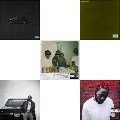 Good Kid, M.A.A.D City (X) (10Th Anniversary Edition) & Gnx (X) & Good Kid, M.A.A.D City & Untitled Unmastered (X) & Damn.