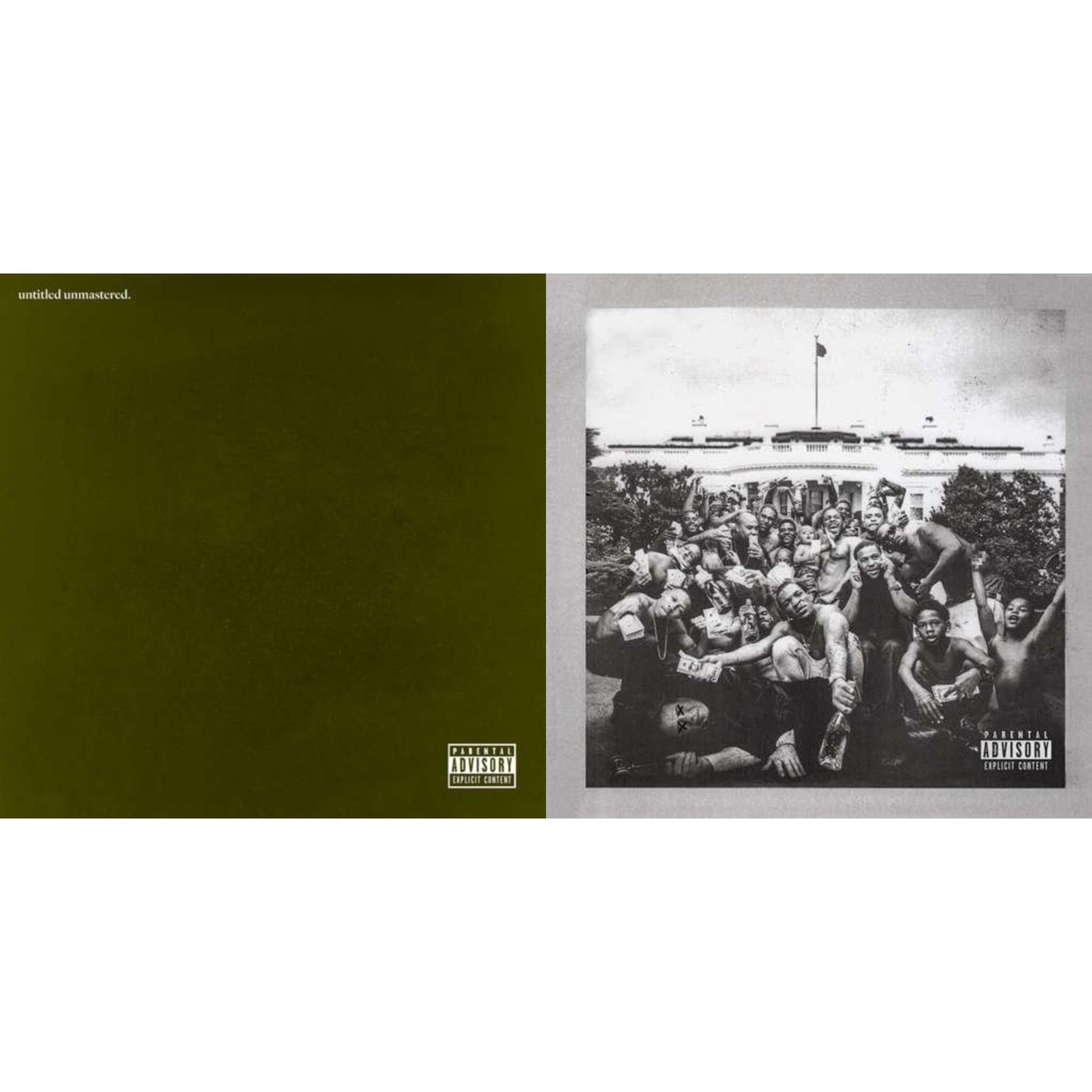 This is a 2 CD SKU bundle.
1.This CD is brand new.Format: CDMusic Style: FunkThis item's title is: Untitled Unmastered (X)Artist: Kendrick LamarLabel: INTERSCOPEBarcode: 602547854032Release Date: 3/11/2016
2.This CD is brand new.
