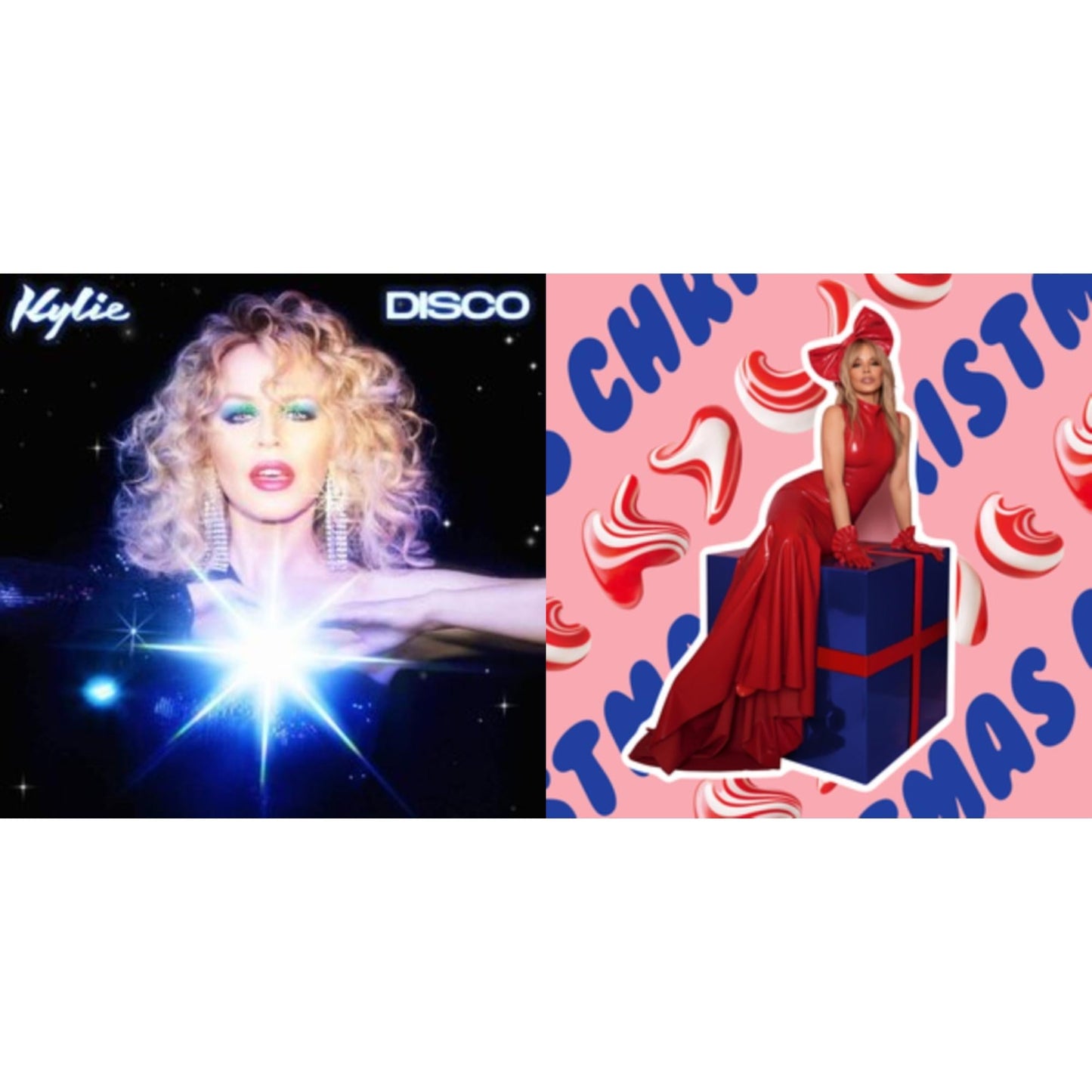 Disco & Kylie Christmas (Fully Wrapped) (Transparent Red LP Vinyl)