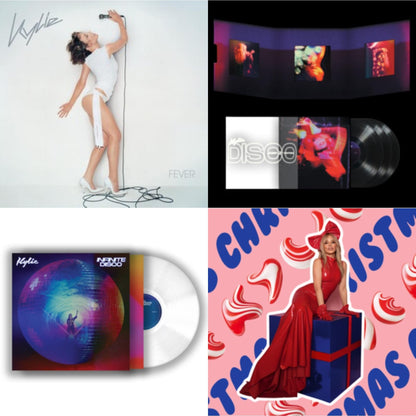 Fever & Disco: Guest List Edition (3LP) & Infinite Disco & Kylie Christmas (Fully Wrapped) (Transparent Red LP Vinyl)