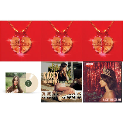 Star-Crossed (Ruby Red LP Vinyl) & Star-Crossed (Sea Foam LP Vinyl) & Star-Crossed (Neon Yellow LP Vinyl) & Deeper Well (Transparent Cream LP Vinyl) & Same Trailer Different Park & Pageant Material (Pink/White LP Vinyl)