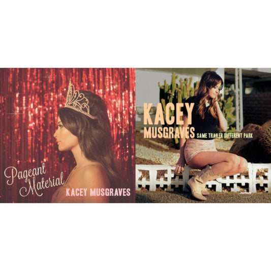 Pageant Material (10 Year Anniversary) (Clear Gold Glitter LP Vinyl) & Same Trailer Different Park
