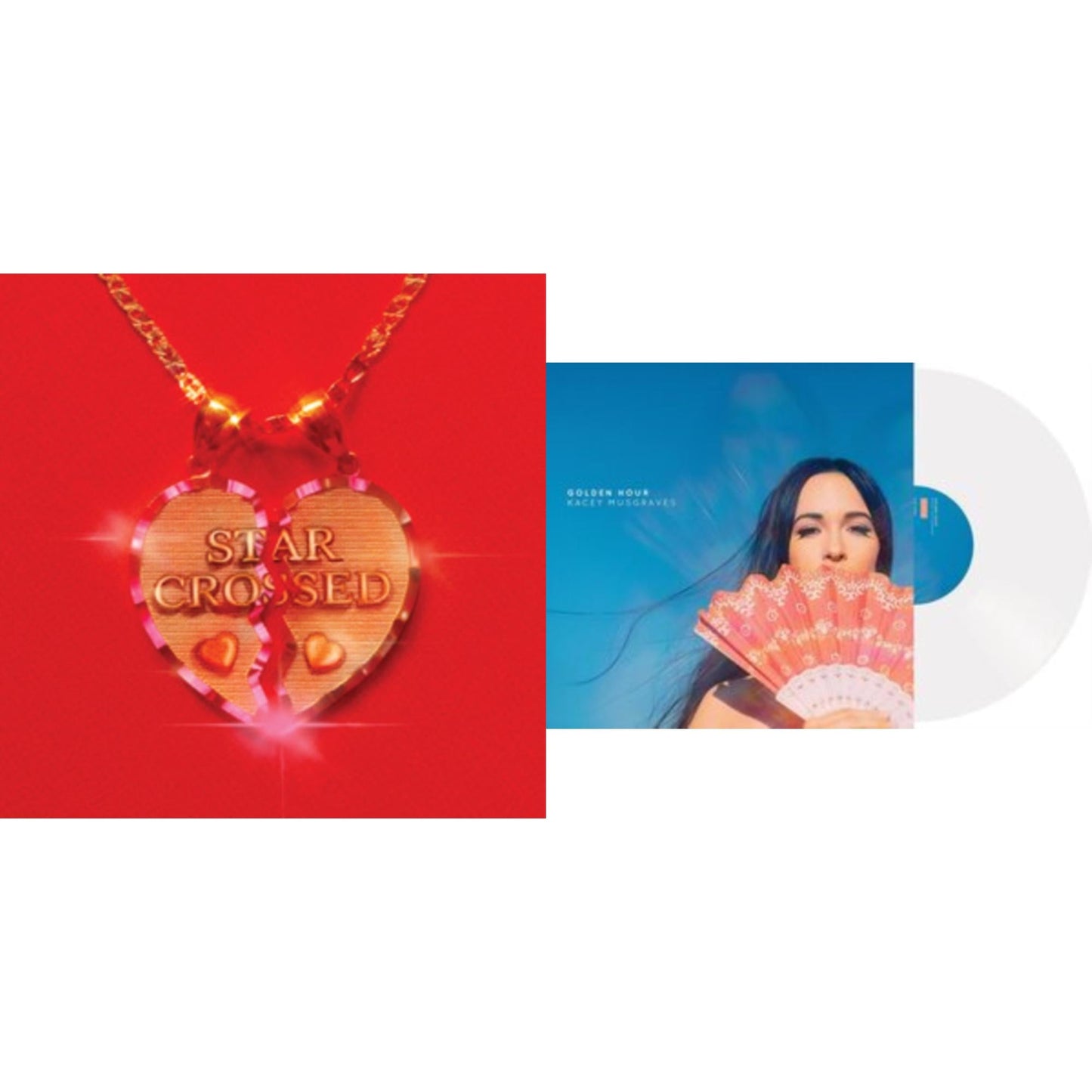 This is a 2 LP Vinyl SKU bundle.
1.This LP Vinyl is brand new.Format: LP VinylMusic Style: CountryThis item's title is: Star-Crossed (Sea Foam LP Vinyl)Artist: Kacey MusgravesLabel: MCA NASHVILLE / INTERSCOPEBarcode: 602438261109Release Date: 9/10/2021
2.This LP Vinyl is brand new.