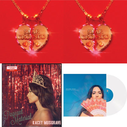 Star-Crossed (Ruby Red LP Vinyl) & Star-Crossed (Sea Foam LP Vinyl) & Pageant Material (Pink/White LP Vinyl) & Golden Hour (LP)