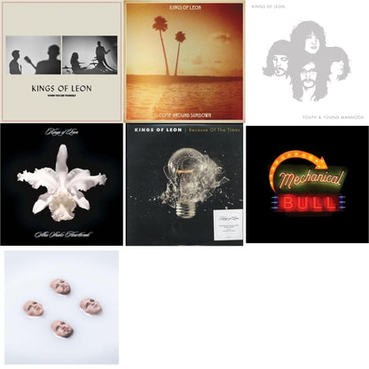 Kings Of Leon - When You See Yourself (2LP/180G) & Come Around Sundown (2LP/Gatefold) & Youth & Young Manhood (2LP/180G/Gatefold) & Aha Shake Heartbreak (2LP/180G/Gatefold) & Because Of The Times (2LP/180G/Gatefold) & Mechanical Bull (2LP/180G/Dl