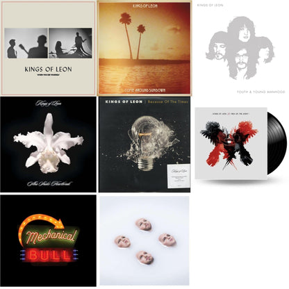 Kings Of Leon - When You See Yourself (2LP/180G) & Come Around Sundown (2LP/Gatefold) & Youth & Young Manhood (2LP/180G/Gatefold) & Aha Shake Heartbreak (2LP/180G/Gatefold) & Because Of The Times (2LP/180G/Gatefold) & Only By The Night & Mechanical