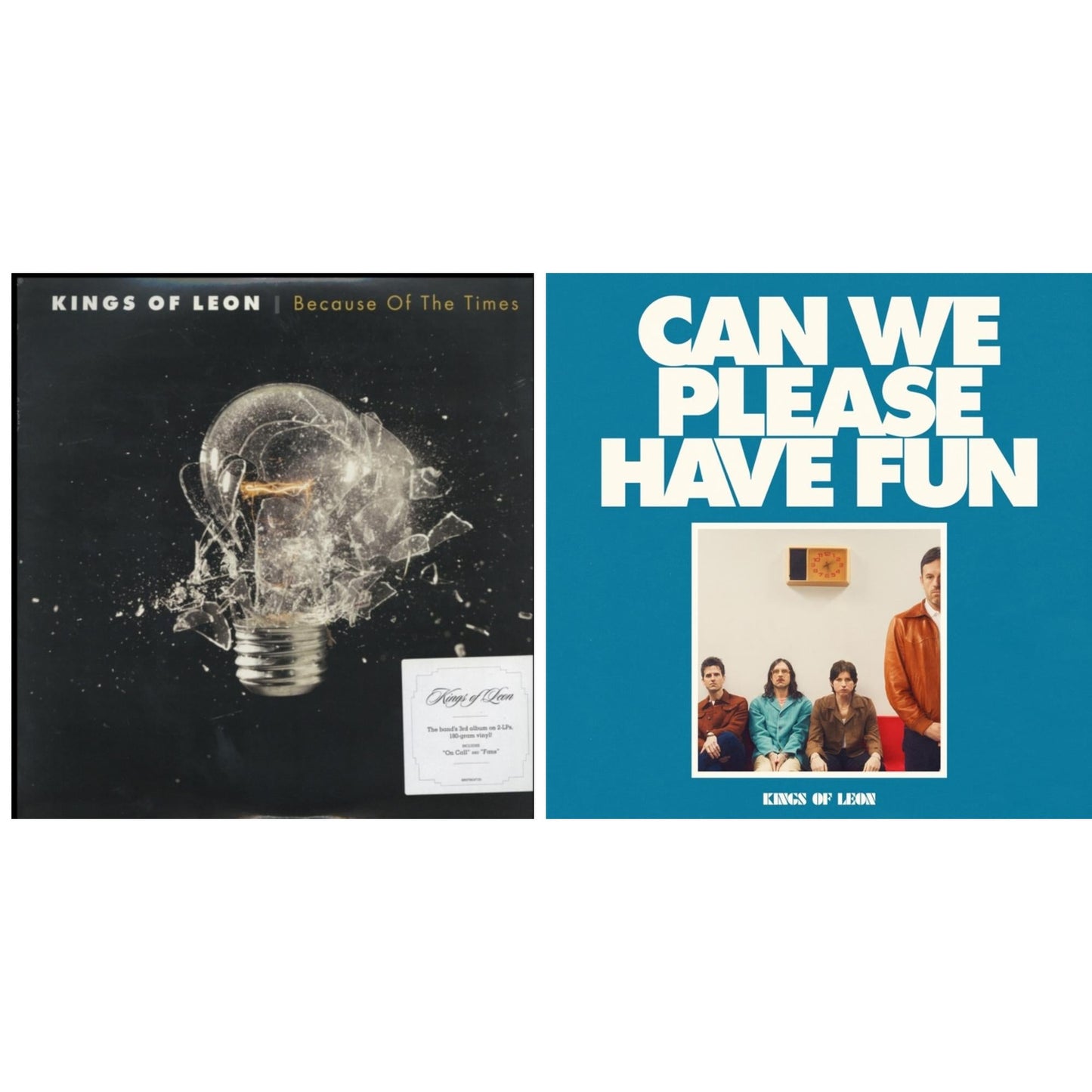 This is a 2 LP Vinyl SKU bundle.
1.This LP Vinyl is brand new.Format: LP VinylThis item's title is: Can We Please Have FunArtist: Kings Of LeonBarcode: 602465232509Release Date: 5/10/2024
2.This LP Vinyl is brand new.