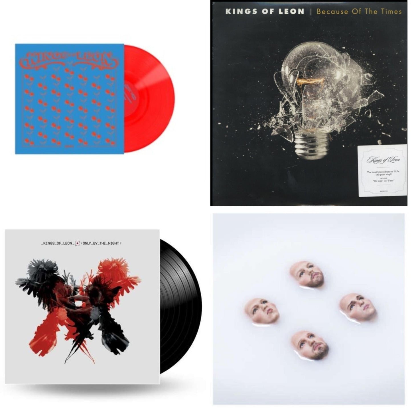 Ep #2 (Red LP Vinyl) & Because Of The Times (2LP/180G/Gatefold) & Only By The Night & Walls (180G/Gatefold/Dl Card)