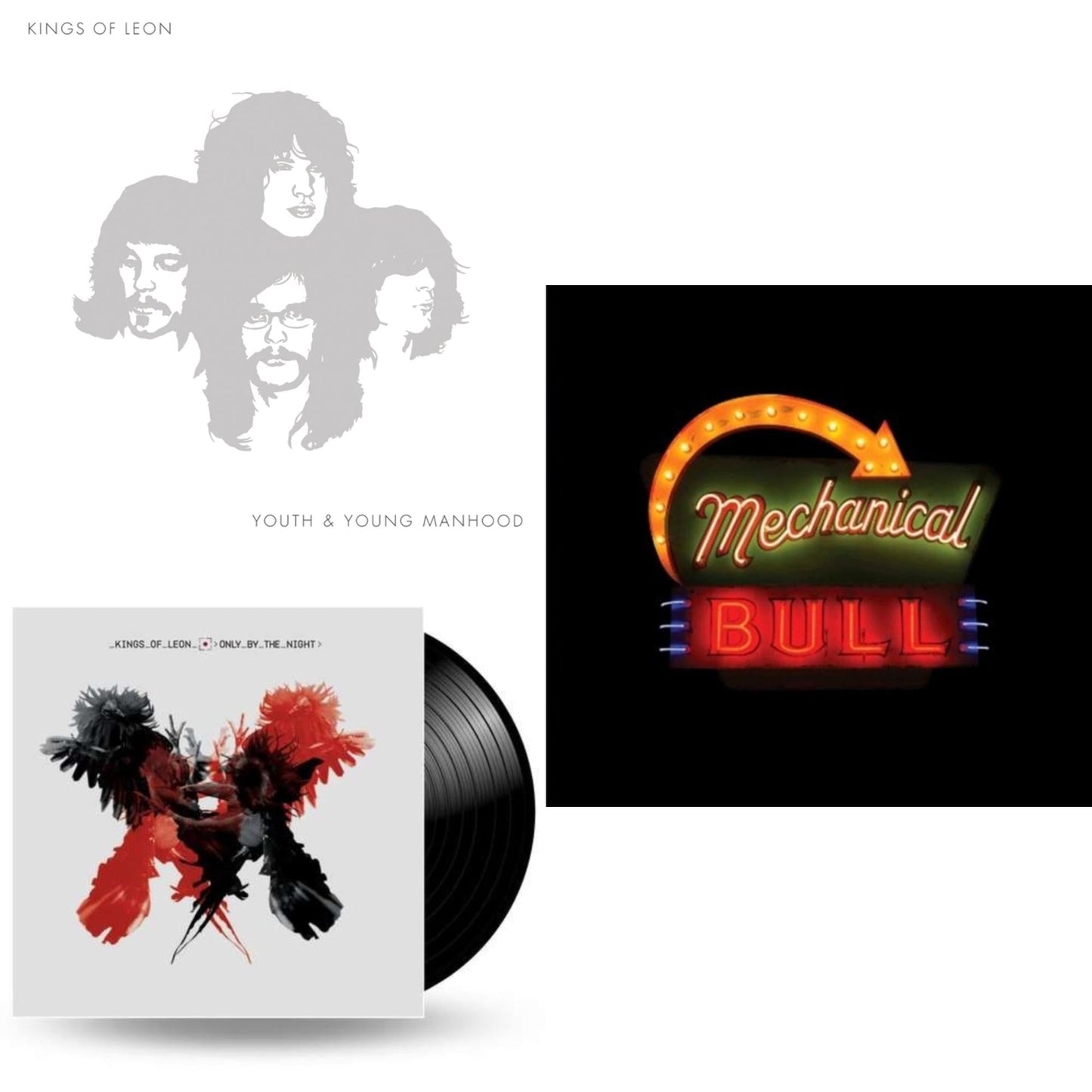Youth & Young Manhood (2LP/180G/Gatefold) & Only By The Night & Mechanical Bull (2LP/180G/Dl Card/Gatefold)