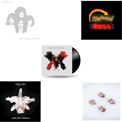 Youth & Young Manhood (2LP/180G/Gatefold) & Aha Shake Heartbreak (2LP/180G/Gatefold) & Only By The Night & Mechanical Bull (2LP/180G/Dl Card/Gatefold) & Walls (180G/Gatefold/Dl Card)