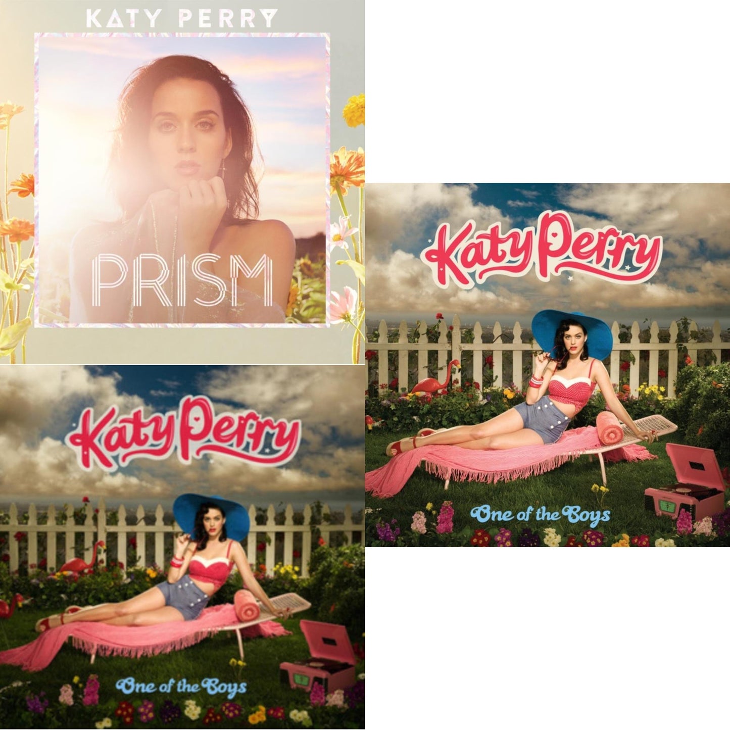This is a 3 LP Vinyl SKU bundle.
1.This LP Vinyl is brand new.Format: LP VinylMusic Style: Soft RockThis item's title is: One Of The BoysArtist: Katy PerryLabel: CAPITOLBarcode: 5099950424917Release Date: 2/10/2009
2.This LP Vinyl is brand new.