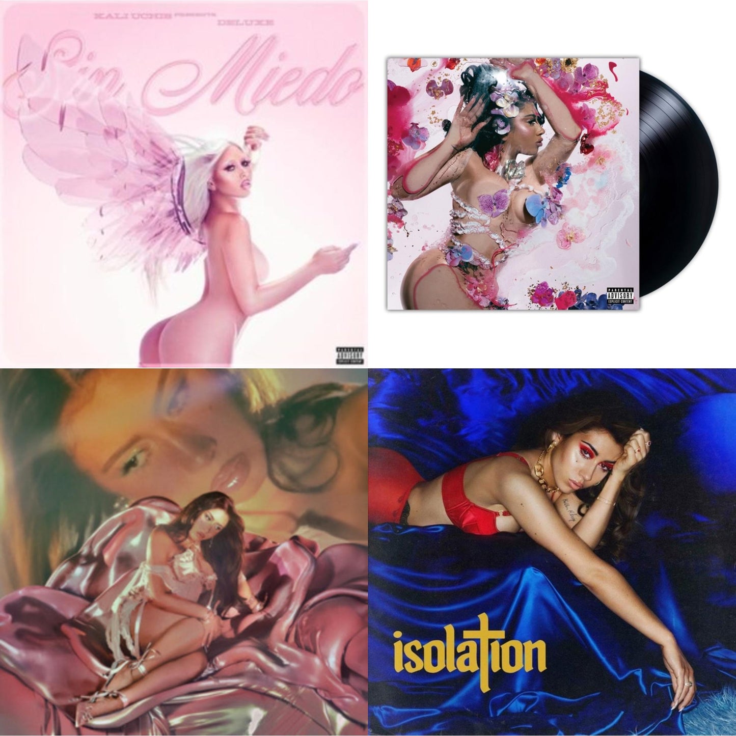 Sin Miedo (Del Amor Y Otros Demonios) Ꝏ (X) & Orquideas (X) & Sincerely (X) (Pink LP Vinyl) & Isolation