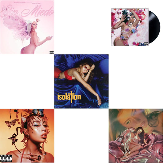 Sin Miedo (Del Amor Y Otros Demonios) Ꝏ (X) & Red Moon In Venus & Isolation (Blue Jay Colored LP Vinyl) & Orquideas (X) & Sincerely (X) (Pink LP Vinyl)