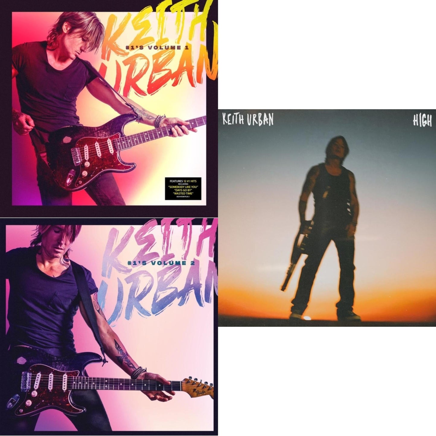 #1'S - Volume 1 (Coke Bottle Clear LP Vinyl) & #1'S - Volume 2 (Grape LP Vinyl) & High