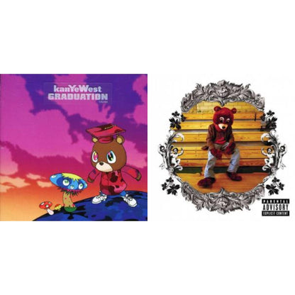 This is a 2 CD SKU bundle.
1.This CD is brand new.Format: CDMusic Style: Pop RapThis item's title is: College DropoutArtist: Kanye WestLabel: DEF JAMBarcode: 602498617397Release Date: 2/10/2004
2.This CD is brand new.
