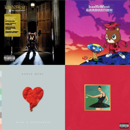 Late Registration & Graduation & 808S & Heartbreak & My Beautiful Dark Twisted Fantasy