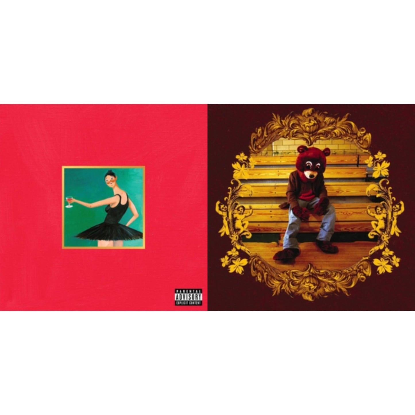 This is a 2 CD SKU bundle.
1.This CD is brand new.Format: CDMusic Style: Pop RapThis item's title is: My Beautiful Dark Twisted FantasyArtist: Kanye WestLabel: Roc-A-Fella RecordsBarcode: 602527544618Release Date: 11/22/2010
2.This CD is brand new.
