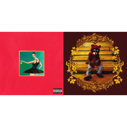 This is a 2 CD SKU bundle.
1.This CD is brand new.Format: CDMusic Style: Pop RapThis item's title is: My Beautiful Dark Twisted FantasyArtist: Kanye WestLabel: Roc-A-Fella RecordsBarcode: 602527544618Release Date: 11/22/2010
2.This CD is brand new.