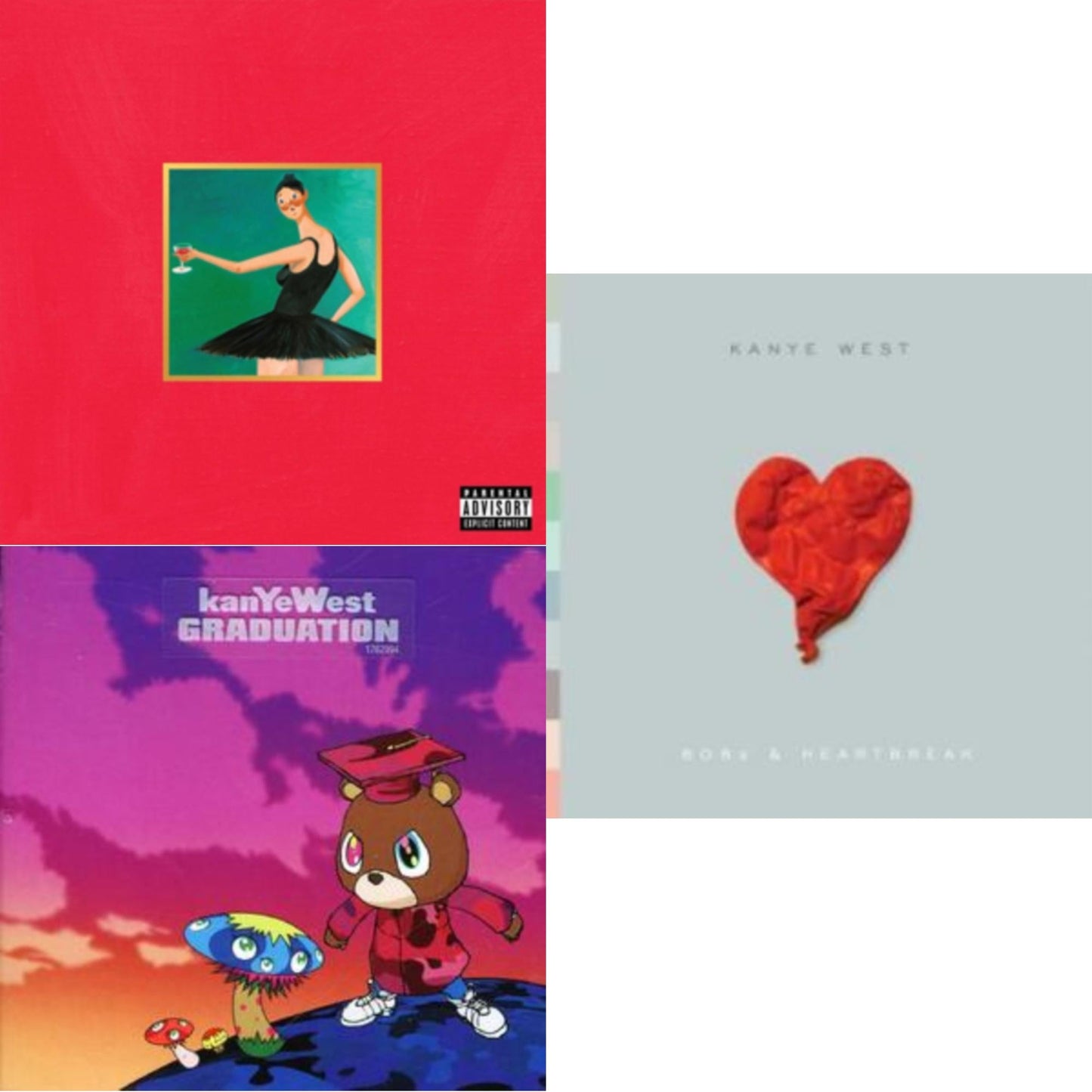 Graduation & 808S & Heartbreak & My Beautiful Dark Twisted Fantasy