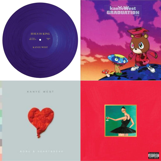 Jesus Is King & Graduation & 808S & Heartbreak & My Beautiful Dark Twisted Fantasy