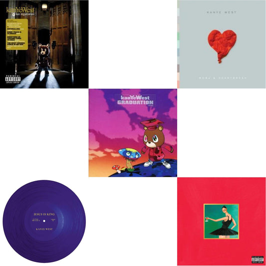 Late Registration & Jesus Is King & Graduation & 808S & Heartbreak & My Beautiful Dark Twisted Fantasy