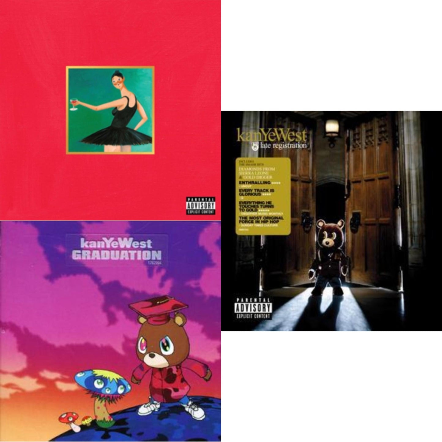 Late Registration & Graduation & My Beautiful Dark Twisted Fantasy