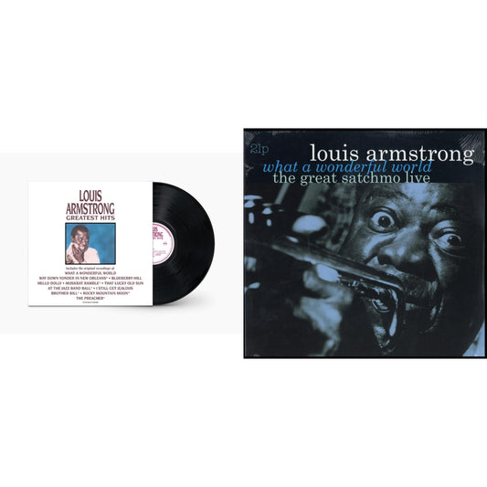 Greatest Hits & What A Wonderful World: Great Satchmo Live (180G)