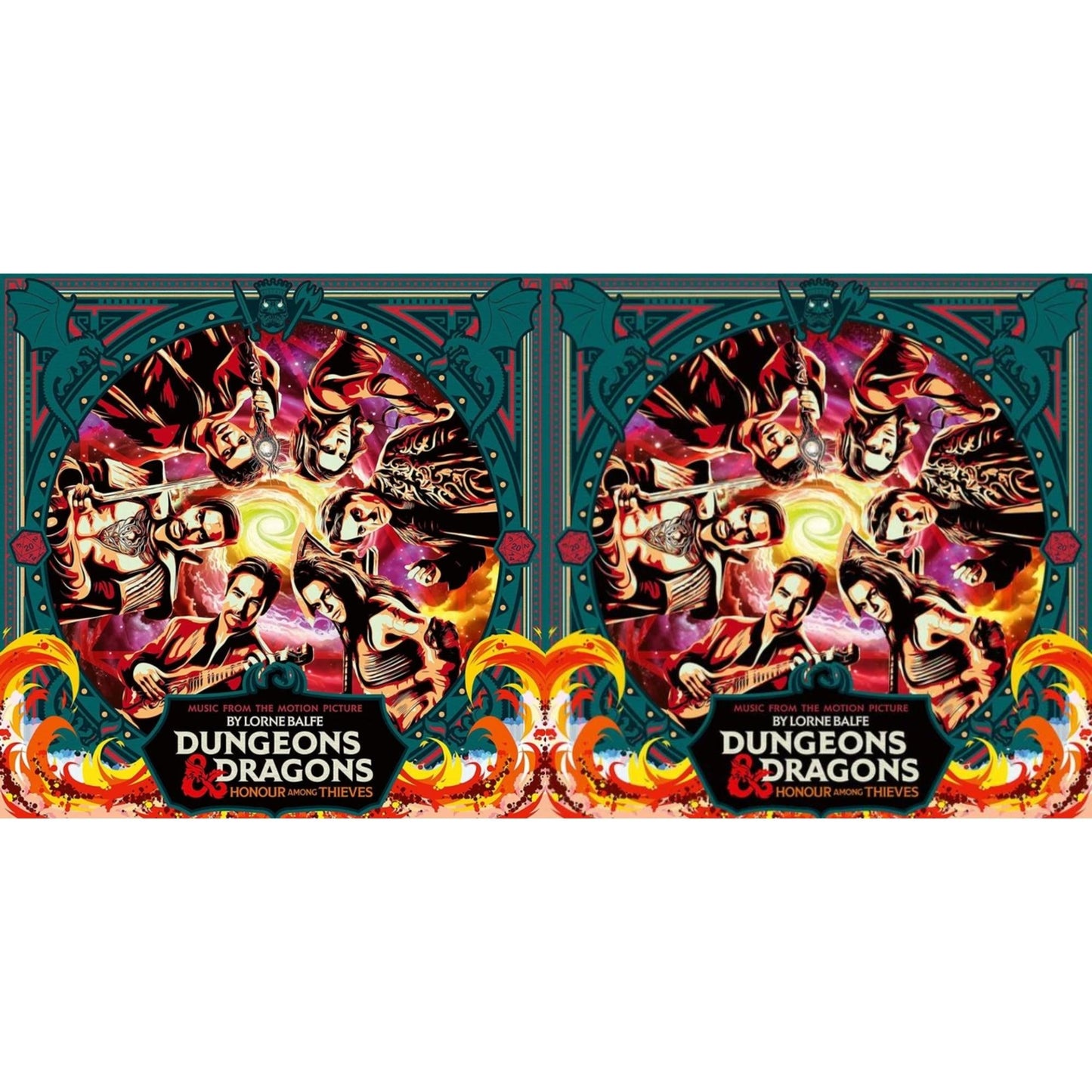 Dungeons & Dragons: Honour Among Thieves (Red W/ Black Dust Vinyl/2LP) & Dungeons & Dragons: Honor Among Thieves Ost (2LP)