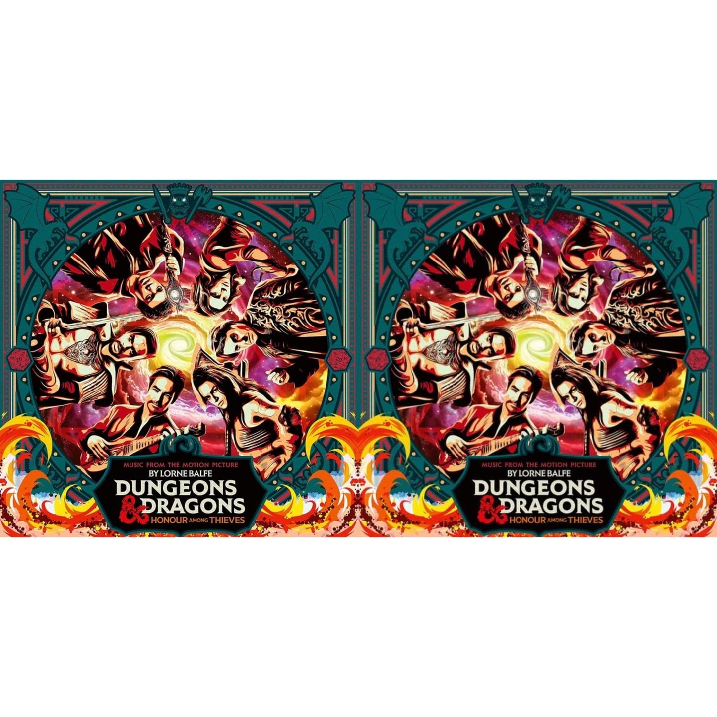 Dungeons & Dragons: Honour Among Thieves (Red W/ Black Dust Vinyl/2LP) & Dungeons & Dragons: Honor Among Thieves Ost (2LP)