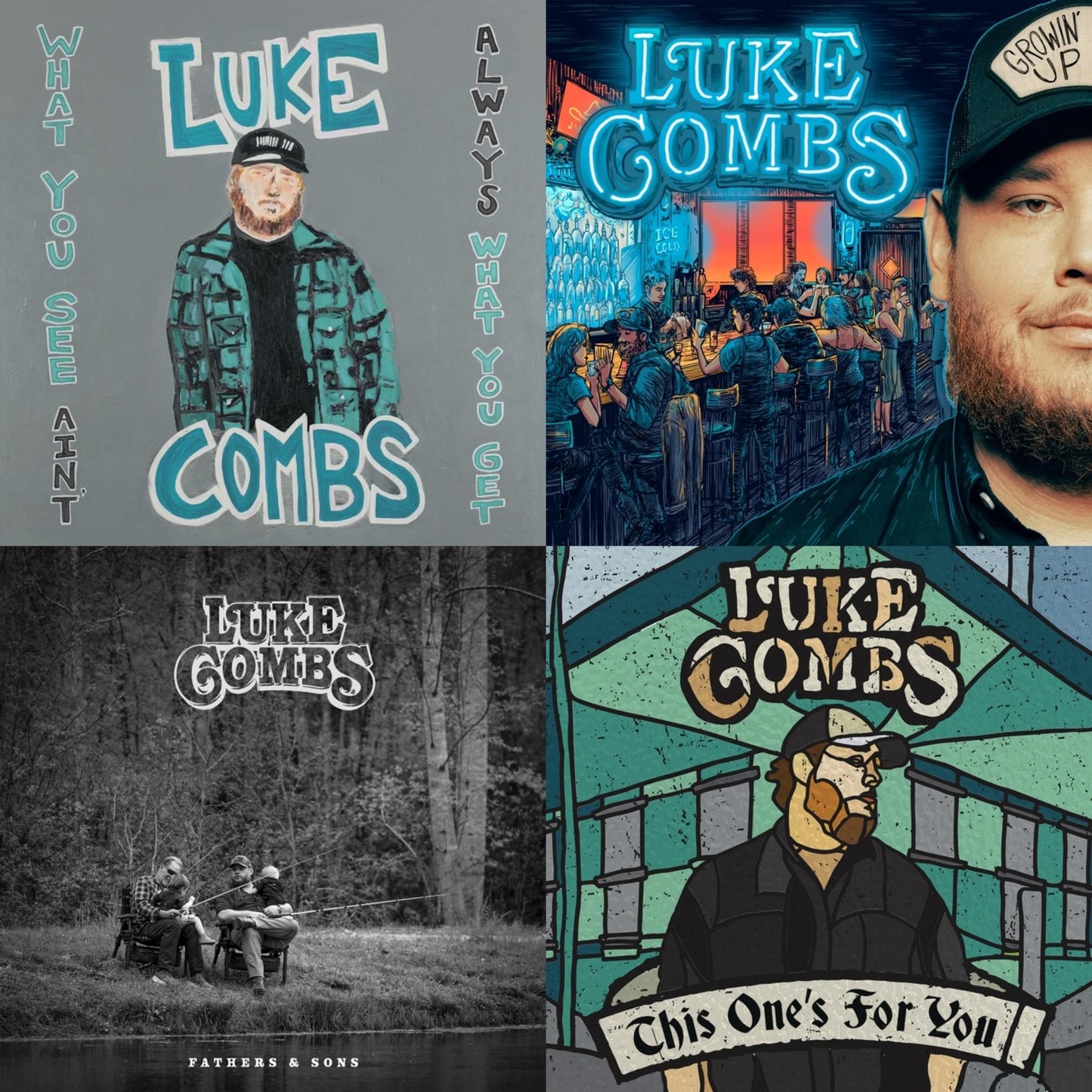 What You See Ain't Always What You Get (Deluxe Edition) (3LP/140G) & Growin' Up (150G) & Fathers & Sons (150G/White LP Vinyl) & This One's For You (150G)