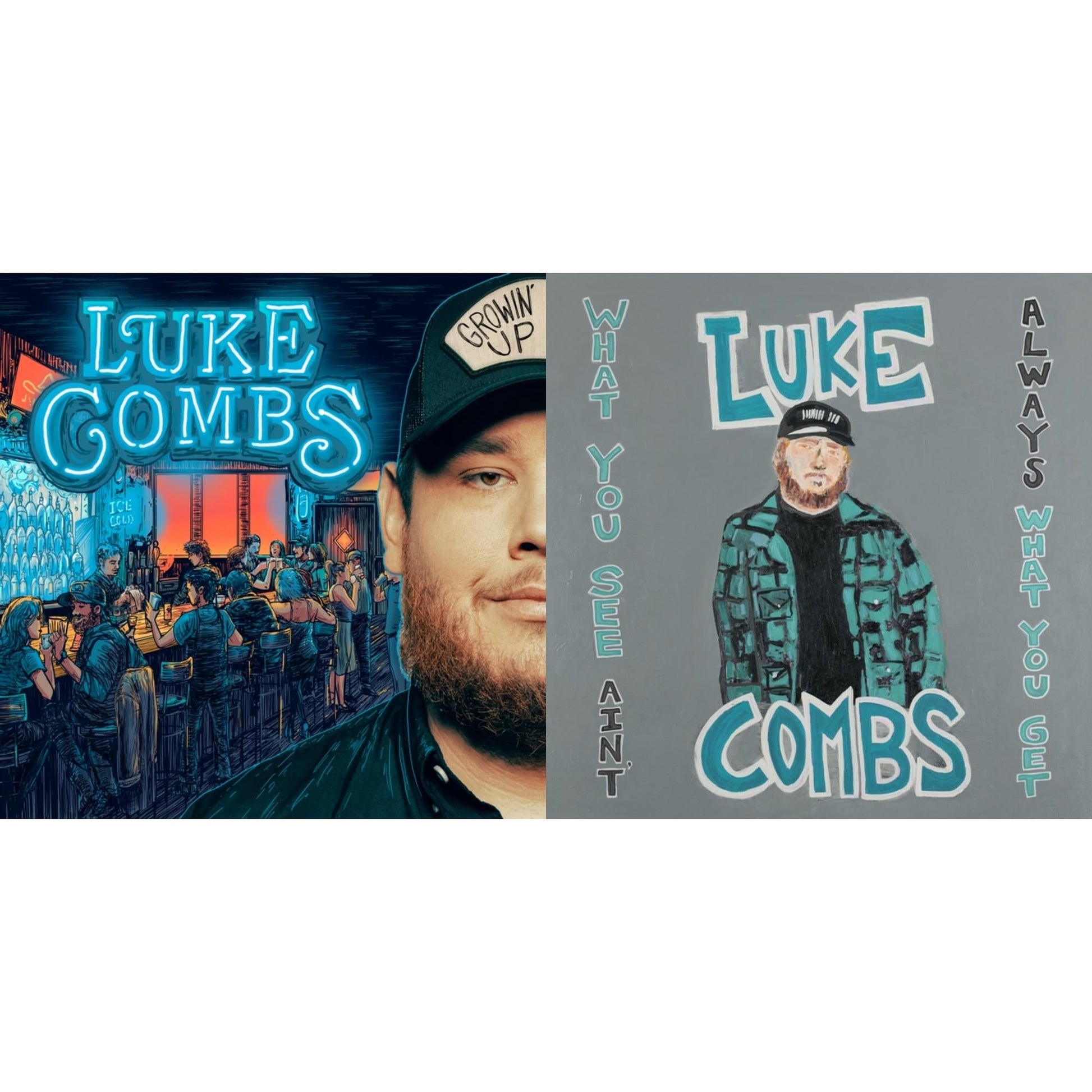 This is a 2 LP Vinyl SKU bundle.
1.This LP Vinyl is brand new.Format: LP VinylThis item's title is: What You See Ain't Always What You Get (Deluxe Edition) (3LP/140G)Artist: Luke CombsLabel: SME NASHVILLEBarcode: 194397949810Release Date: 11/20/2020
2.This LP Vinyl is brand new.