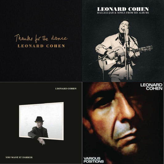 Thanks For The Dance (180G) & Hallelujah & Songs From His Albums (2LP) & You Want It Darker (180G/Dl Card) & Various Positions (150G/Dl Card)