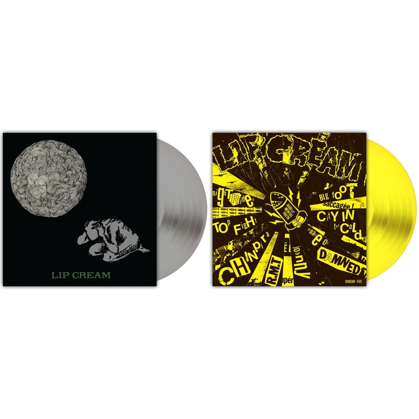 Sin (Silver LP Vinyl) & Big Foot Cassette (Highlighter Yellow LP Vinyl)