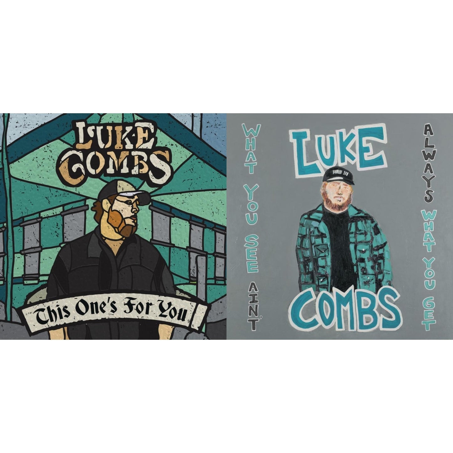 This is a 2 LP Vinyl SKU bundle.
1.This LP Vinyl is brand new.Format: LP VinylMusic Style: CountryThis item's title is: This One's For You Too (Deluxe/2 LP/150G)Artist: Luke CombsLabel: SME NASHVILLE/ COLUMBIABarcode: 190758292816Release Date: 11/16/2018
2.This LP Vinyl is brand new.