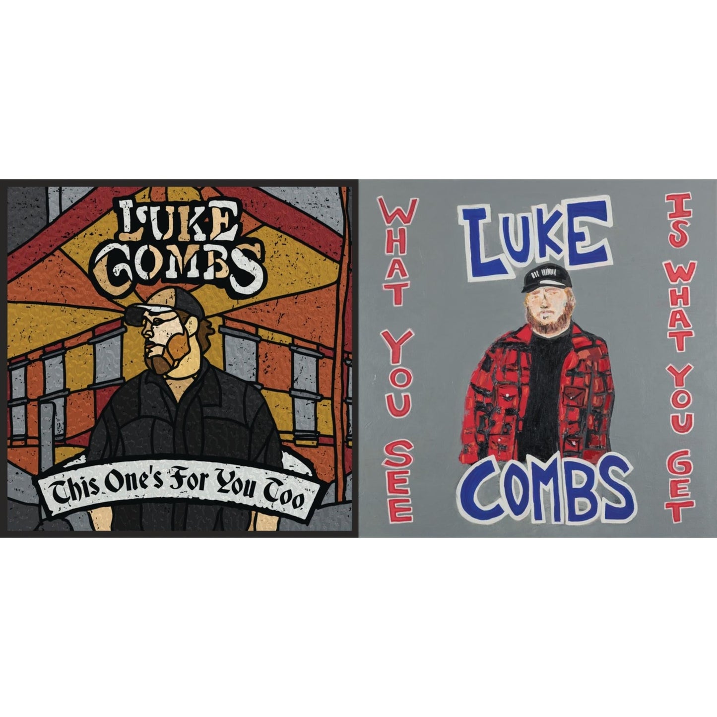 This is a 2 LP Vinyl SKU bundle.
1.This LP Vinyl is brand new.Format: LP VinylMusic Style: CountryThis item's title is: This One's For You Too (Deluxe/2 LP/150G)Artist: Luke CombsLabel: SME NASHVILLE/ COLUMBIABarcode: 190758292816Release Date: 11/16/2018
2.This LP Vinyl is brand new.
