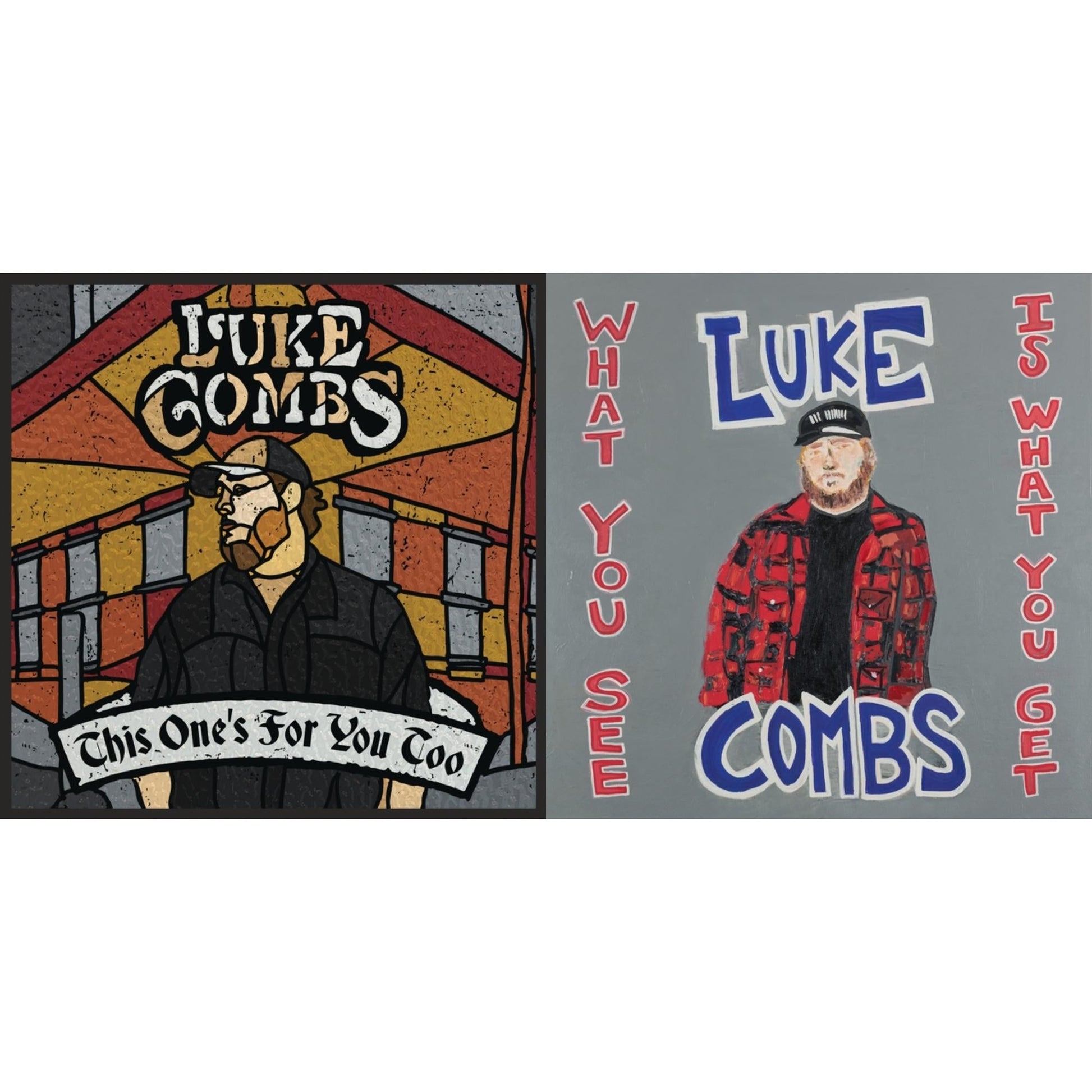 This is a 2 LP Vinyl SKU bundle.
1.This LP Vinyl is brand new.Format: LP VinylMusic Style: CountryThis item's title is: This One's For You Too (Deluxe/2 LP/150G)Artist: Luke CombsLabel: SME NASHVILLE/ COLUMBIABarcode: 190758292816Release Date: 11/16/2018
2.This LP Vinyl is brand new.