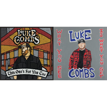 This is a 2 LP Vinyl SKU bundle.
1.This LP Vinyl is brand new.Format: LP VinylMusic Style: CountryThis item's title is: This One's For You Too (Deluxe/2 LP/150G)Artist: Luke CombsLabel: SME NASHVILLE/ COLUMBIABarcode: 190758292816Release Date: 11/16/2018
2.This LP Vinyl is brand new.